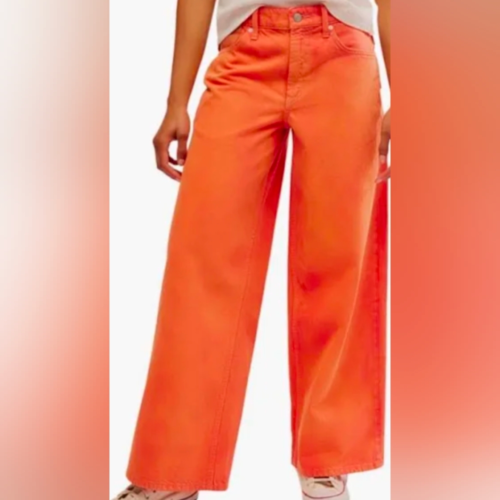 We The Free Waterfalls Baggy Wideleg Denim